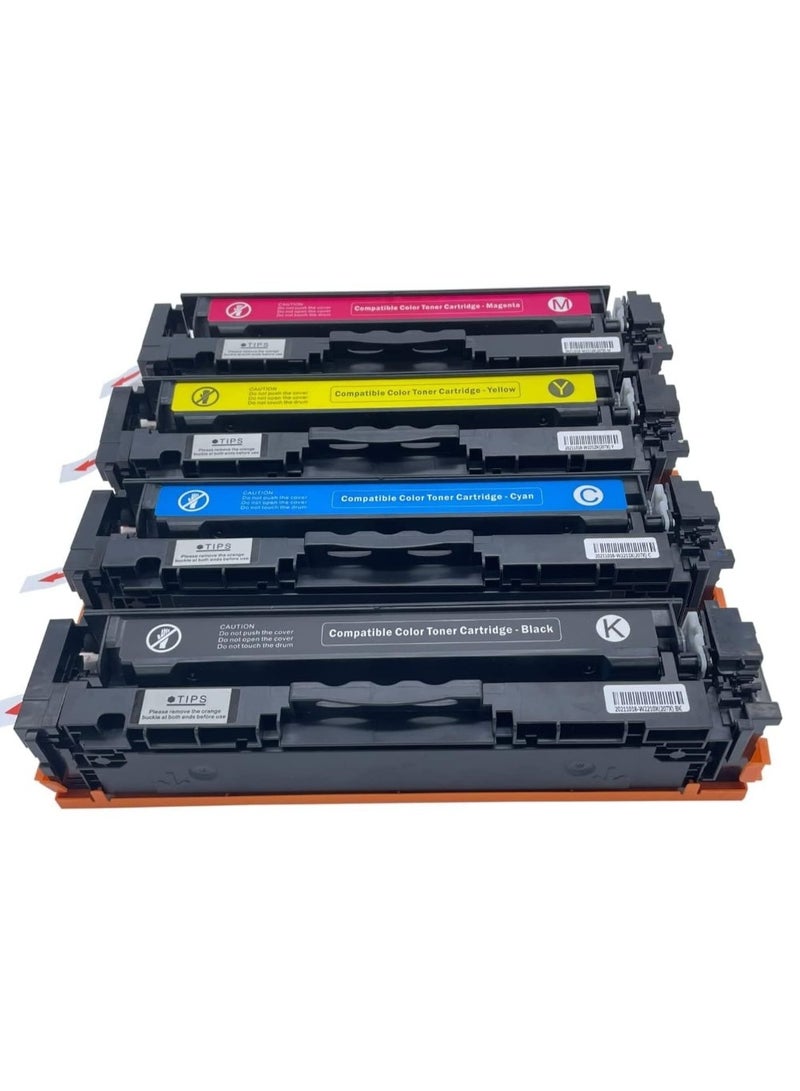 Reacon 131 Full Combo Set This Compatible toner cartridge is suitable for Printer Canon Color image CLASS MF624Cw, MF628Cw, MF8280Cw, and LBP7110Cw 131 Black Cyan Magenta Yellow - Image 1