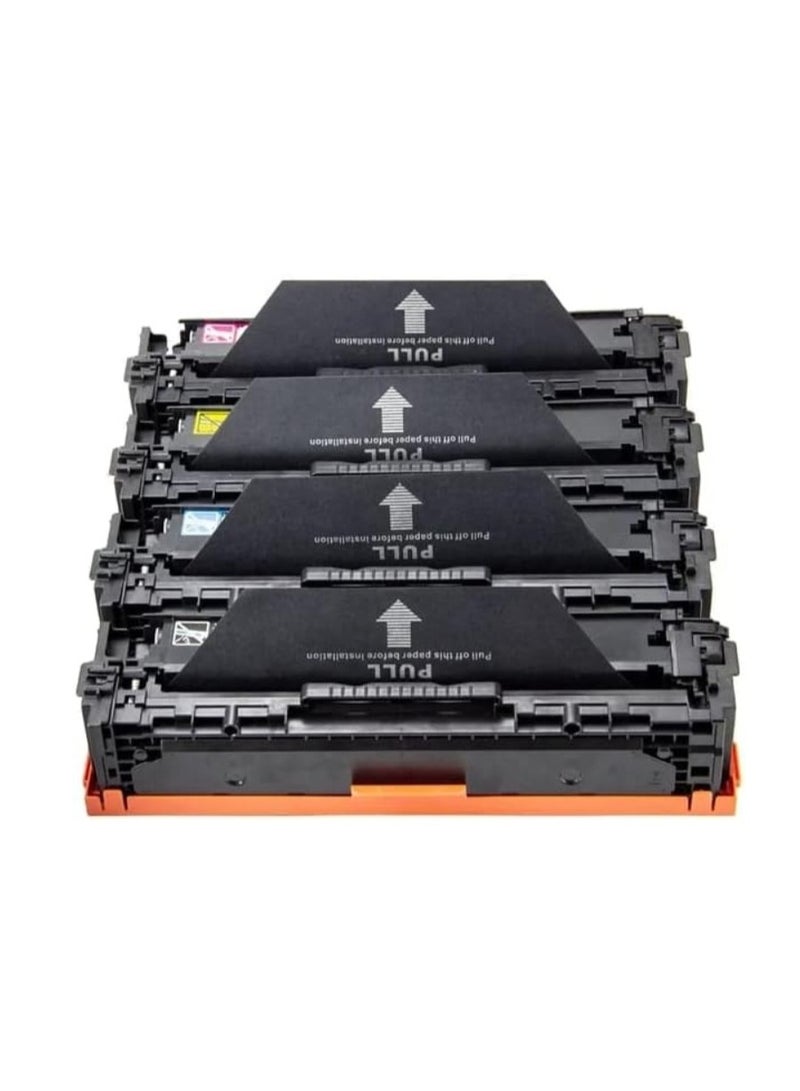 Reacon 131 Full Combo Set This Compatible toner cartridge is suitable for Printer Canon Color image CLASS MF624Cw, MF628Cw, MF8280Cw, and LBP7110Cw 131 Black Cyan Magenta Yellow - Image 2