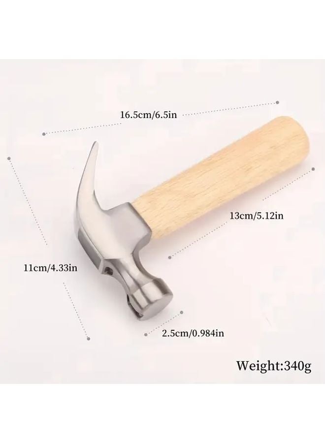 Ergonomic Mini Claw Hammer Non Slip Durable Metal Construction For Woodworking DIY - Image 4