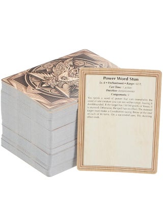 Stratagem Spell Cards - DND 5e Compatible - Quick Reference Class Ability Decks - Pocket Sized RPG Spellbook Cards - Roleplaying Game Player Accessories - TTRPG Fantasy Adventure Accessory (Wizard) - pzsku/Z6C3758E25BA2F40A7903Z/45/_/1729416920/92620517-71b1-4903-9449-8049dc537fb9