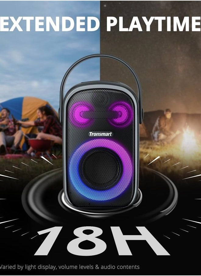 Tronsmart - Halo 100 Portable Party Bluetooth Speaker, HIFI Sound Quality Subwoofer Bass to Pump Up Your Party.Wireless stereo pairing by APP,18H Playtime,IPX6 Waterproof,Suitable for party/home/outdoor - Image 1