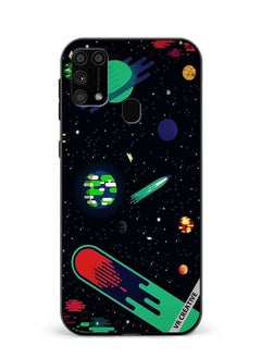 VR CREATIVE Protective Case Cover For Samsung Galaxy M31/M31 Prime Galaxy Design Multicolour  - Image 1