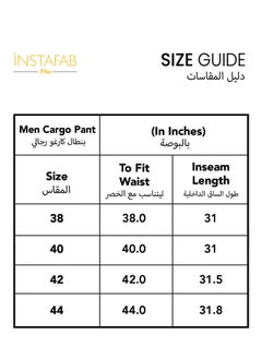 Instafab Plus Instafab Plus Men's Light Blue Cargo Trousers  - Image 4