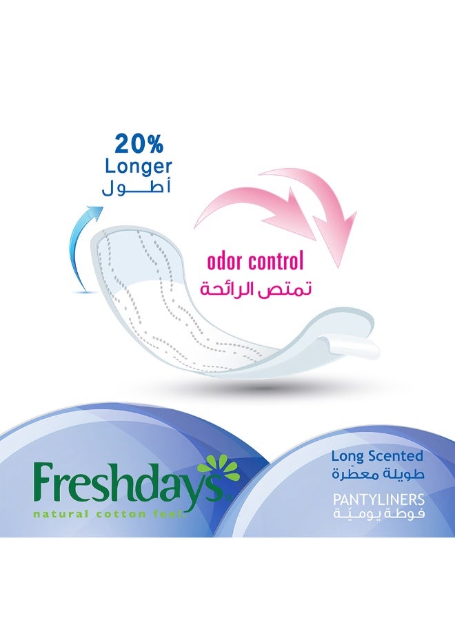 Freshdays Daily Liners  Long Scented 24 pads - Image 3