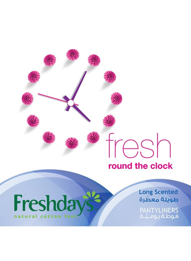 Freshdays Daily Liners  Long Scented 24 pads - Image 4