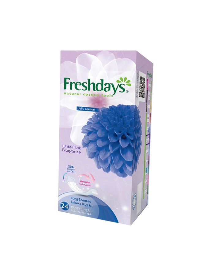 Freshdays Daily Liners  Long Scented 24 pads - Image 2