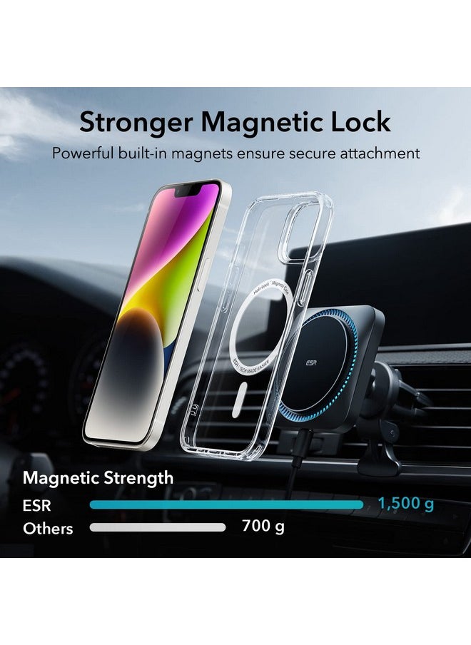 ESR ESR for iPhone 14 Plus Cover, Compatible with MagSafe, Scratch-Resistant, Thin and Slim, Classic Shockproof Military-Grade Protection, TPU, Magnetic Back Case, Clear  - Image 5
