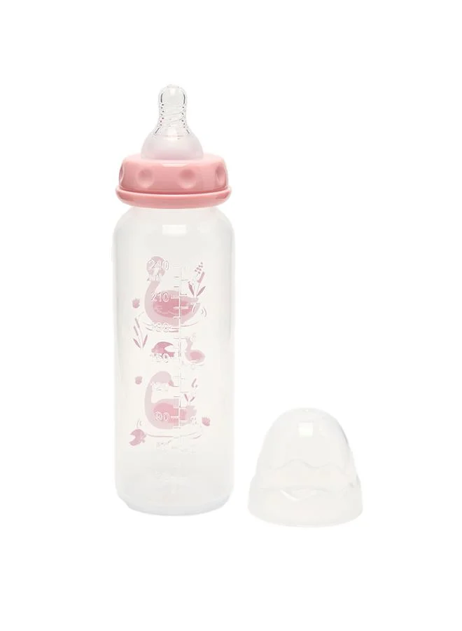 أطفال وأكثر Babies & More Baby Pink PP Feeding Bottle 240ml