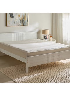 Home Box Opulent Luxe Solid Cotton Super King Fitted Sheet 200 x 40 x 200 cm  - Image 1