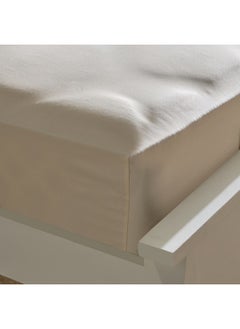 Home Box Opulent Luxe Solid Cotton Super King Fitted Sheet 200 x 40 x 200 cm  - Image 4