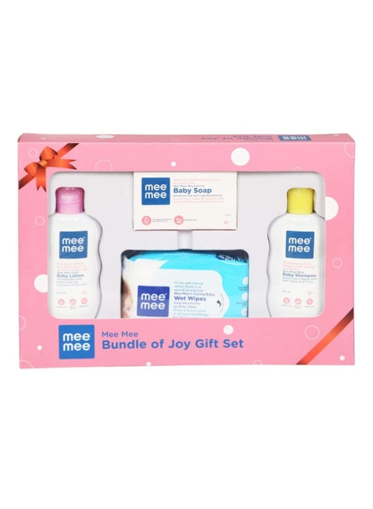 Mee Mee Bundle of Joy Baby Gift Set (Pack of 4) | Newborn Baby Care Essentials Kit | Ideal Gift for Baby Shower & Newborn Babies - Image 4