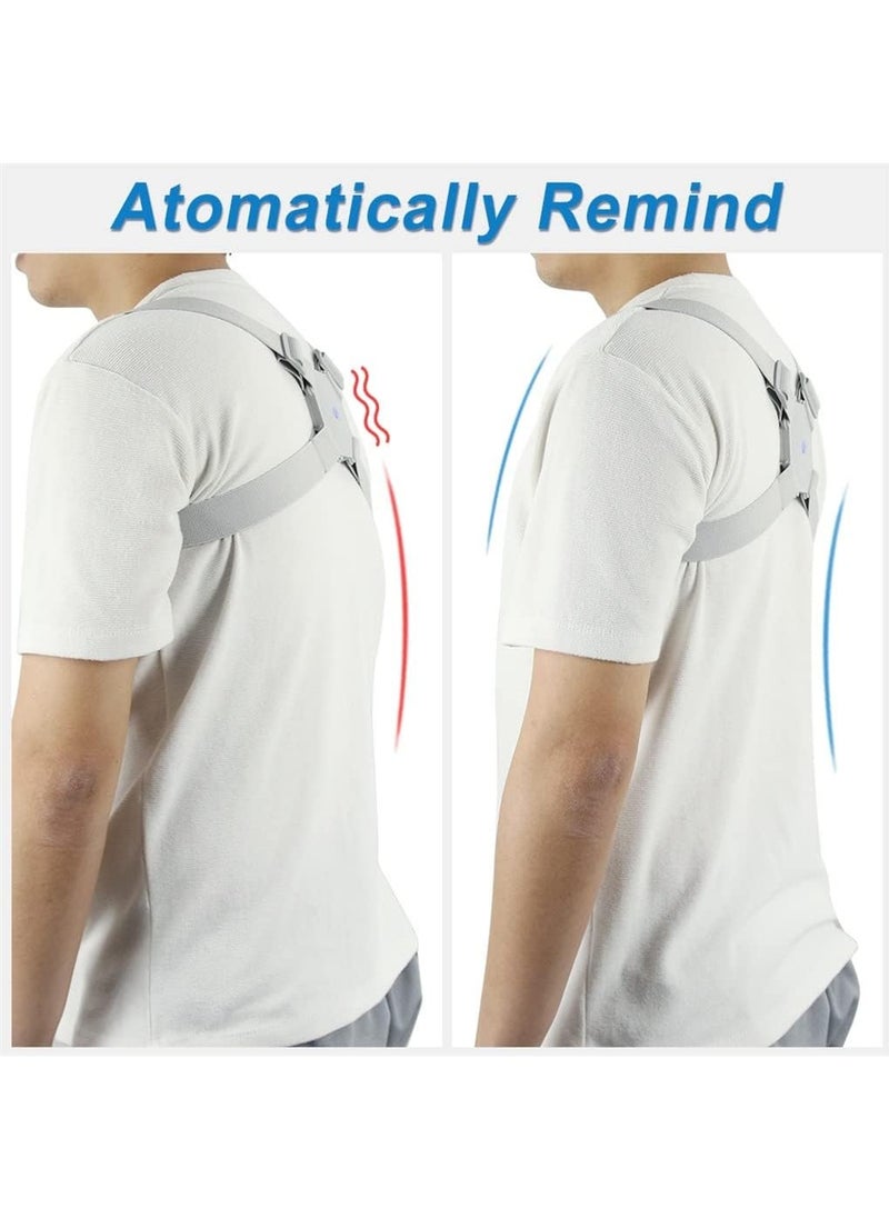 Generic Adjustable Smart Back Posture Corrector Back Intelligent Brace Support Belt  - Image 2