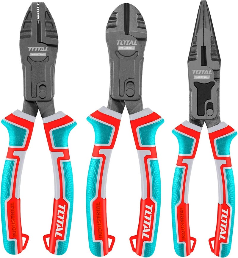 TOTAL Set of 3 Reinforced Pliers