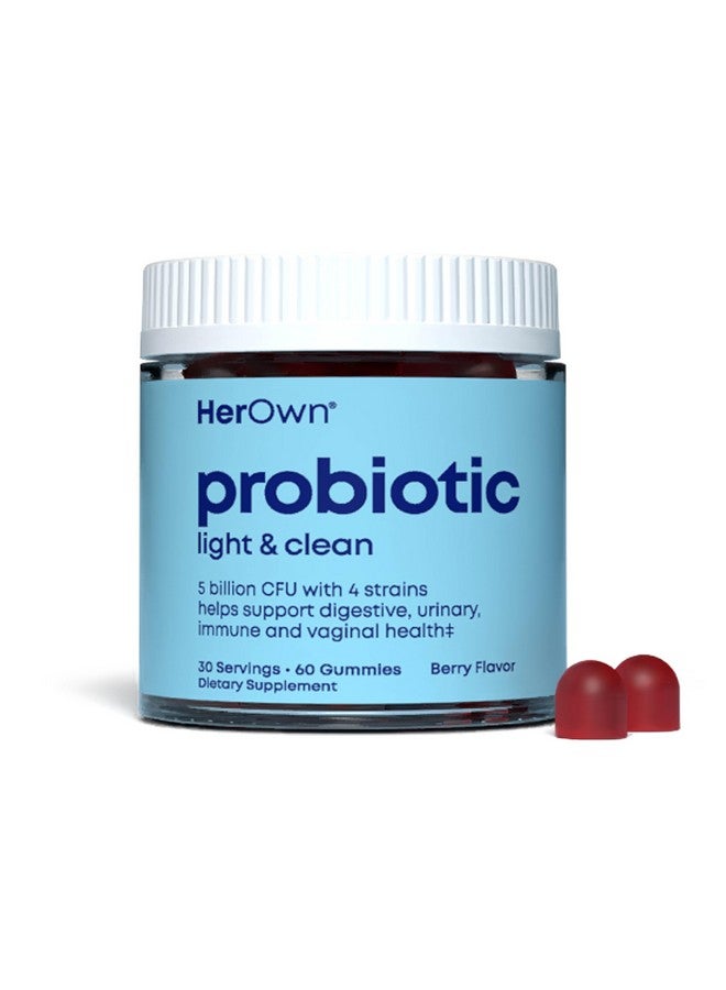 her own Probiotic & Prebiotic Gummy, Supports Digestive Health, Promotes Healthy Gut, Supports Immune Health, 5 Billion CFUs, Gluten and Soy Free, Vegan, 60 Gummies, 30 Servings (Pack of 1) - Image 1
