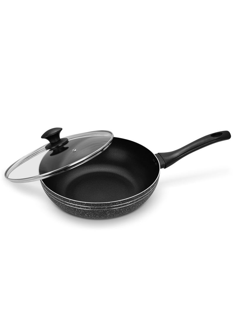 Auroware Non Stick 26 cm Wok pan with Lid - Image 2