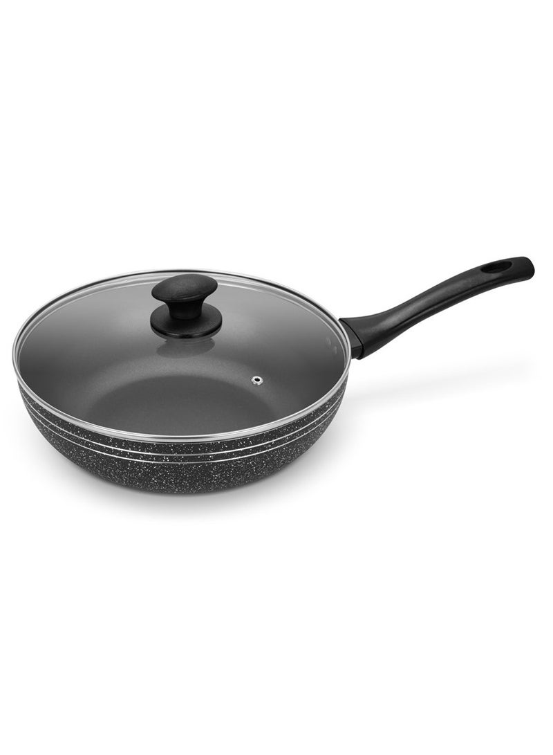 Auroware Non Stick 26 cm Wok pan with Lid - Image 1