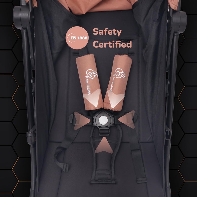 R for Rabbit Street Smart Ace Auto Fold Baby Stroller - Image 5