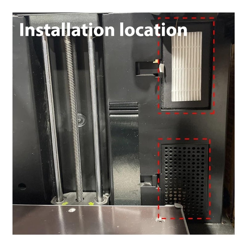 Flashforge Adventurer 5X 5M Pro 5M طابعة ثلاثية الأبعاد فلتر تنقية الهواء خرطوشة مرشح امتصاص فائق 3 قطع - Image 5