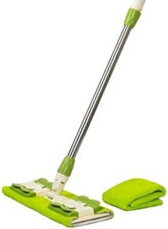 Piev Microfiber Magic Telescopic Floor Wall Glass Cleaning Mop with Spare Cloth Green - pzsku/Z6C37CECF6725F212379BZ/45/_/1730607754/22e67616-9399-441b-9b51-86aa152bf355