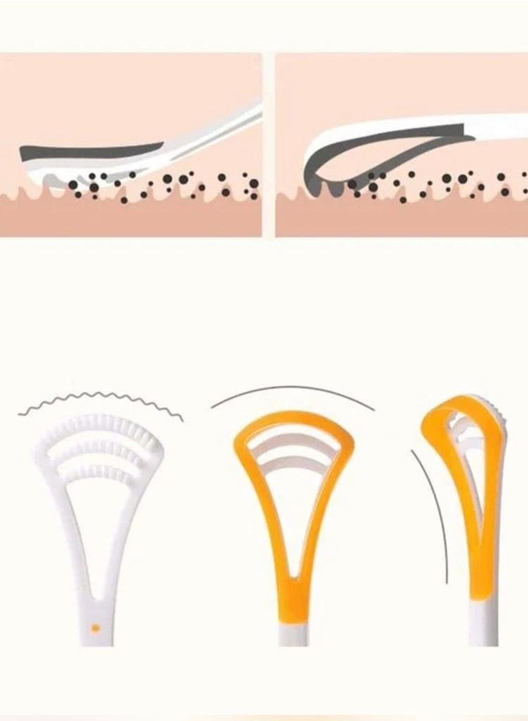 SOSEKO 2 Pcs Tongue Scraper Oral Cleaner Mouth Brush Fresh Breath Maker - Image 3