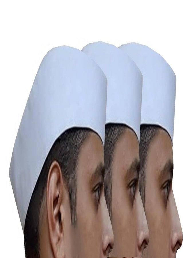 ATABZ قبعة غاندي قطنية من ATABZ، مناسبة ليوم الاستقلال ويوم الجمهورية، لون أبيض - Image 2