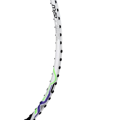 Li-Ning Carbon Fibre Halbertec Motor Unstrung Badminton Racquet||80-84Grams|Maximum String Tension - 31Lbs (4UG5),White - Image 3