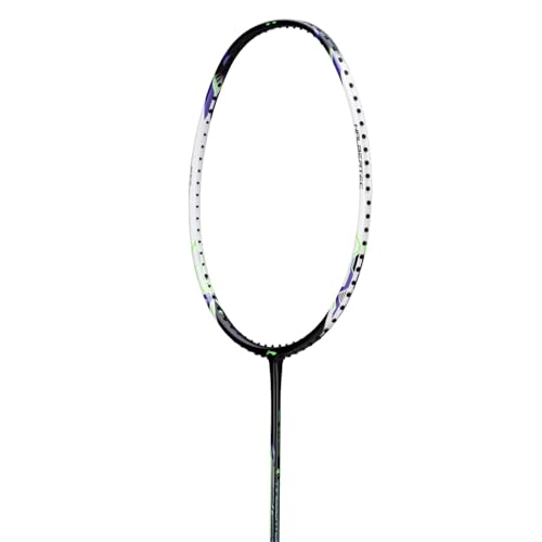 Li-Ning Carbon Fibre Halbertec Motor Unstrung Badminton Racquet||80-84Grams|Maximum String Tension - 31Lbs (4UG5),White - Image 5