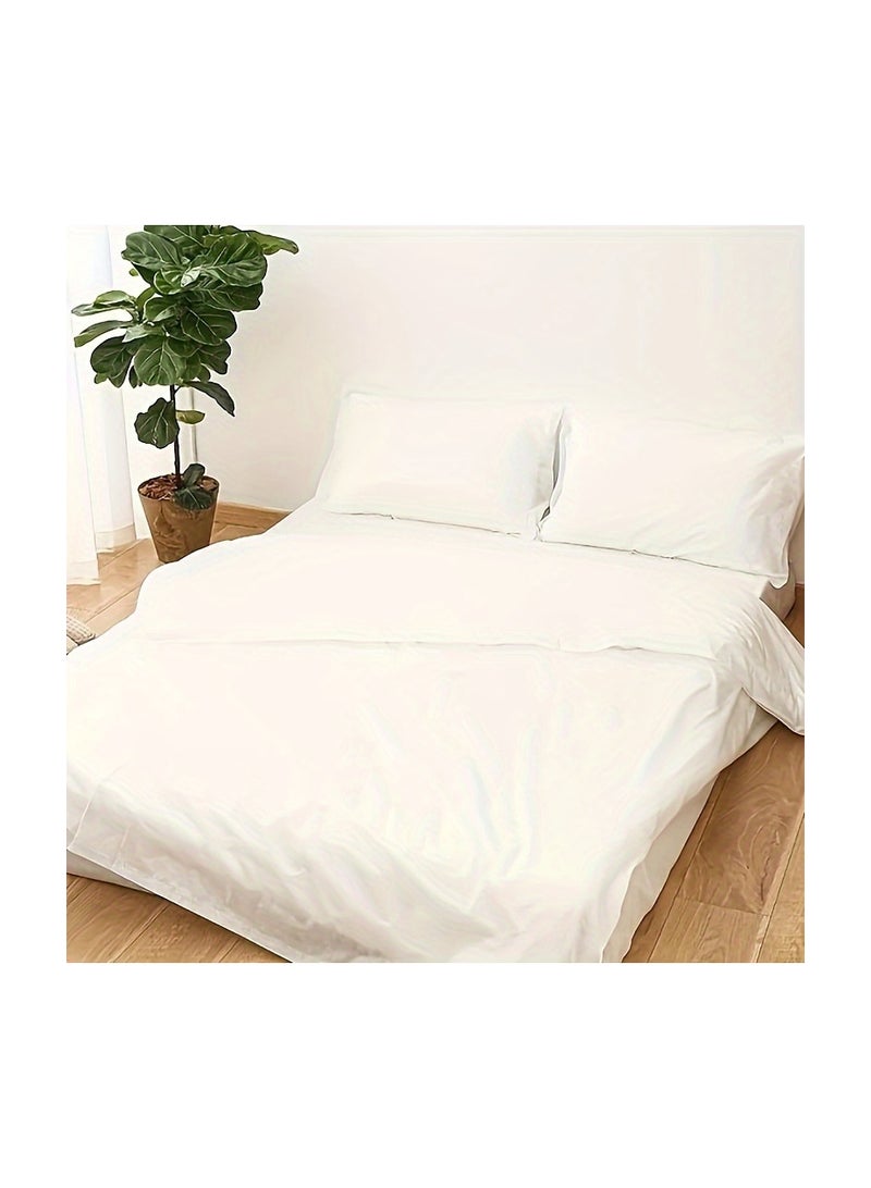 3PCS Disposable Travel Bed Sheets Quilt Cover and Pillowcase, Disposable Bedding Travel Bedding Disposable Sheets for Business Travel Hotel Essentials - Image 3