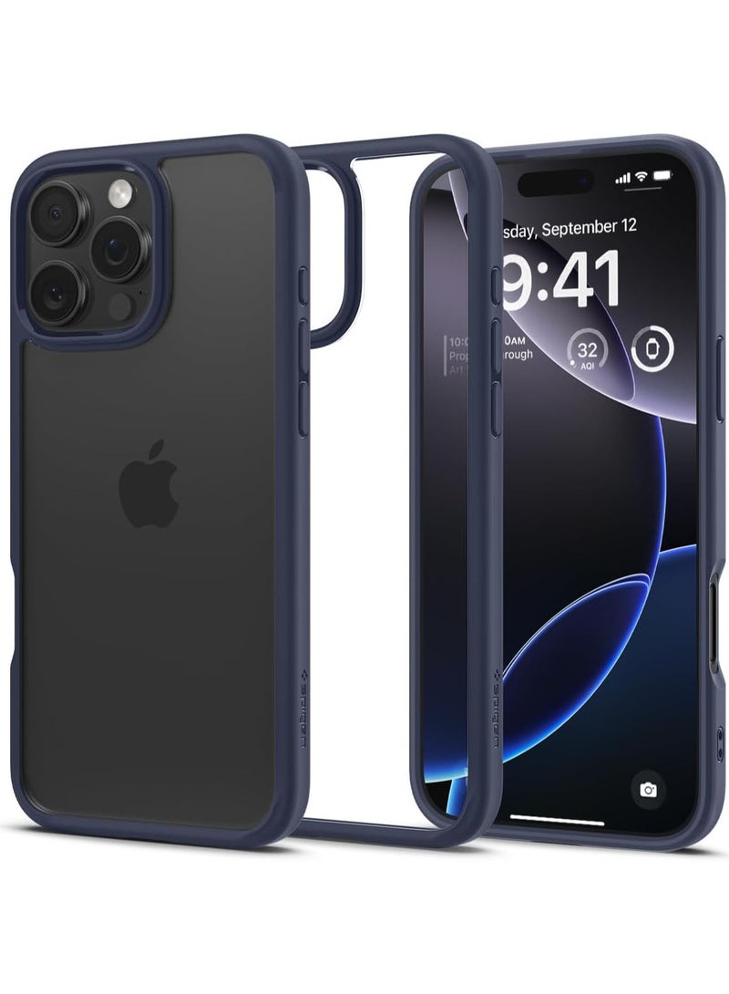 Spigen Ultra Hybrid iPhone 16 Pro Case Cover (2024) - Navy Blue - Image 1