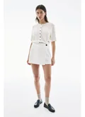 H&M White Dusty Light