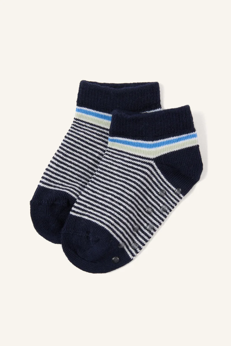 ديفاكتو Baby Boy Striped 5 Piece Short Socks