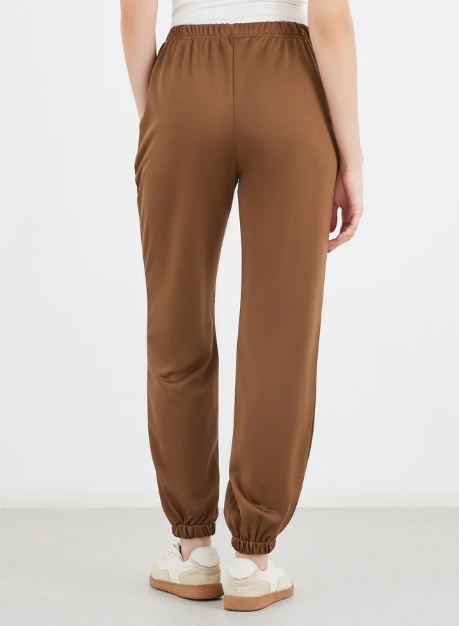 Styli Styli Elasticated Waistband Straight Fit Joggers