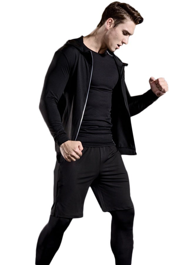 5 Piece Sportswear Set Black - Image 2