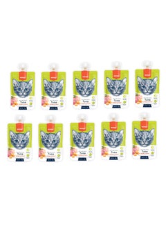 Wanpy Tasty Meat Paste Tuna, Chicken and Carrot for Cats 90g ( 1 Box 10 Pcs )