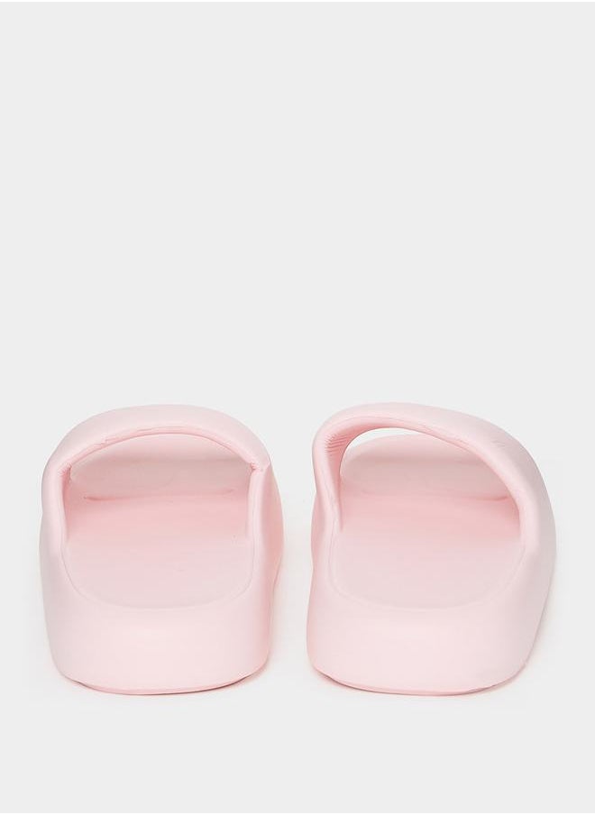 Styli - Solid Thick Band Platform Slides - Image 1