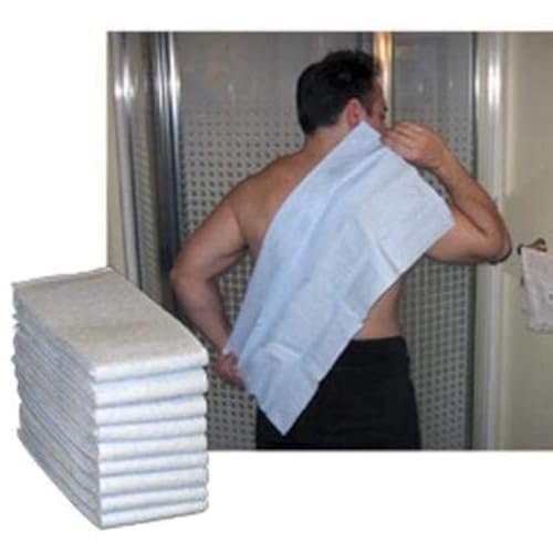 TURION 70 GSM Disposable Non Woven Face and Body Towel (18 x 18 Inch) - Pack of 25 Pieces - Image 1