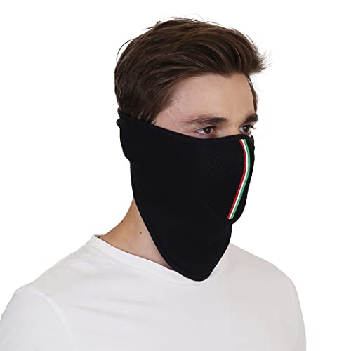 SOUL eTHICS Men Premium Cotton Breathable,Stretchable Rider Face Mask For Winter,Dust,Cold,Protection,Bike Riding,Helmet Cap,And All Other Outdoor Activities (Half Rider Face Mask),Black,For Unisex - Image 5