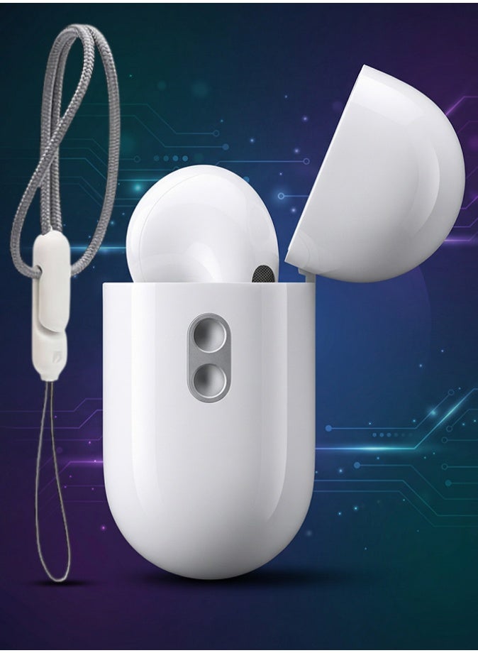 iMee Best True Wireless Bluetooth Earbuds (White) | Premium Touch Control Headphones | Bluetooth 5.3 with 15M Long-Range Connectivity | 320mAh Charging Case | Clear Calling Mic | Comfortable Fit with Built-In Lanyard - Image 4