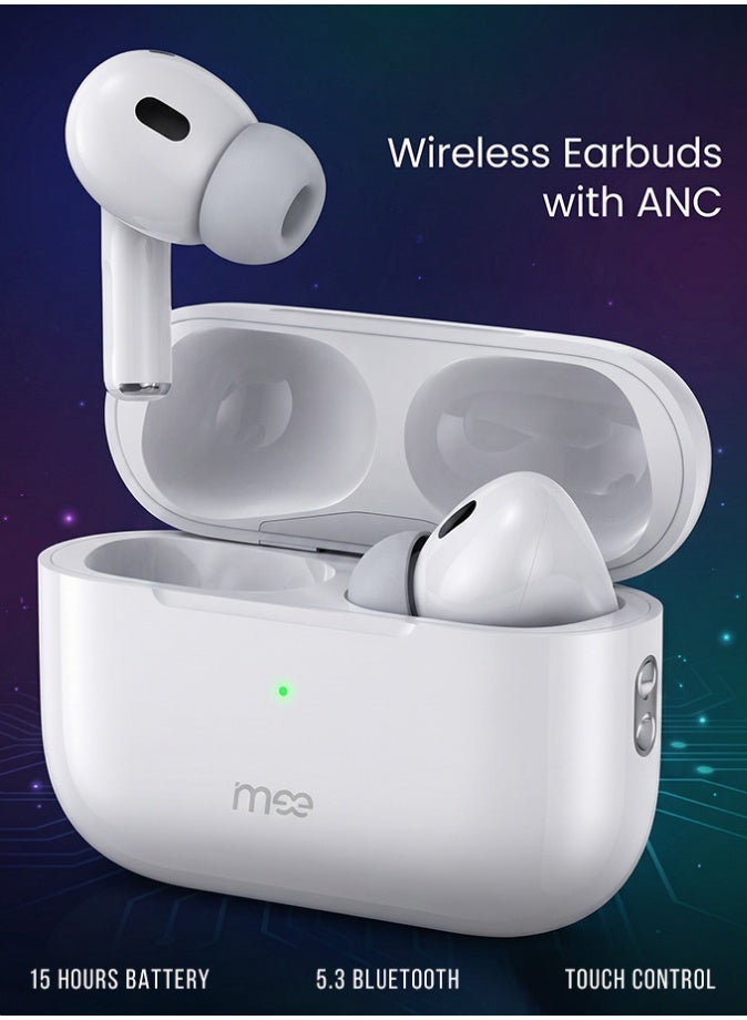 iMee Best True Wireless Bluetooth Earbuds (White) | Premium Touch Control Headphones | Bluetooth 5.3 with 15M Long-Range Connectivity | 320mAh Charging Case | Clear Calling Mic | Comfortable Fit with Built-In Lanyard - Image 5