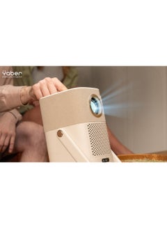Yaber Portable mobile projector with a built-in battery, dual 5W JBL speakers, and a USB dongle for TV with Android system.  - Image 5