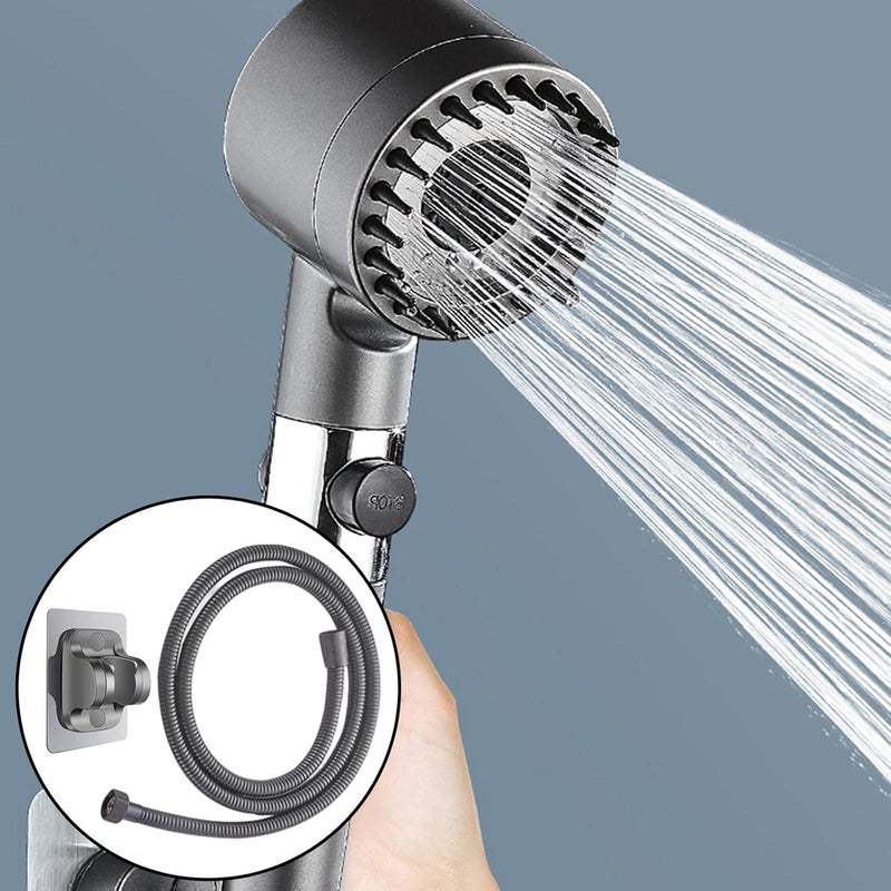 SNAPCOM Handheld Shower Head No Drill Bathroom Shower Head for Tvs Barber Shop Hotel Home Improvement Plumbing Fixtures Shower Heads use for home wash basin 1 pcs - Image 4