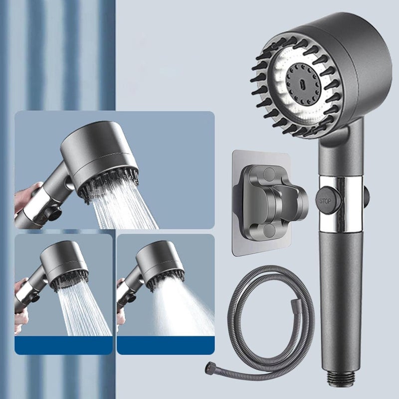 SNAPCOM Handheld Shower Head No Drill Bathroom Shower Head for Tvs Barber Shop Hotel Home Improvement Plumbing Fixtures Shower Heads use for home wash basin 1 pcs - Image 3