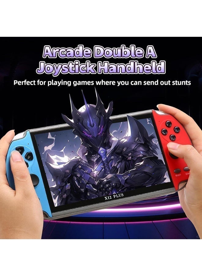 7.1Inch Handheld Game Console, IPS Screen Video Game Player, Retro Game Console Built-in 10000 Games For GBA GBC NES GBC - Image 1