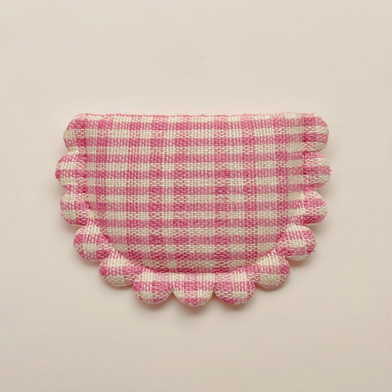 Multi Compatible Gingham Fabric Patches Adhere to Fabric Paper Wood Resin Decoration - Image 3