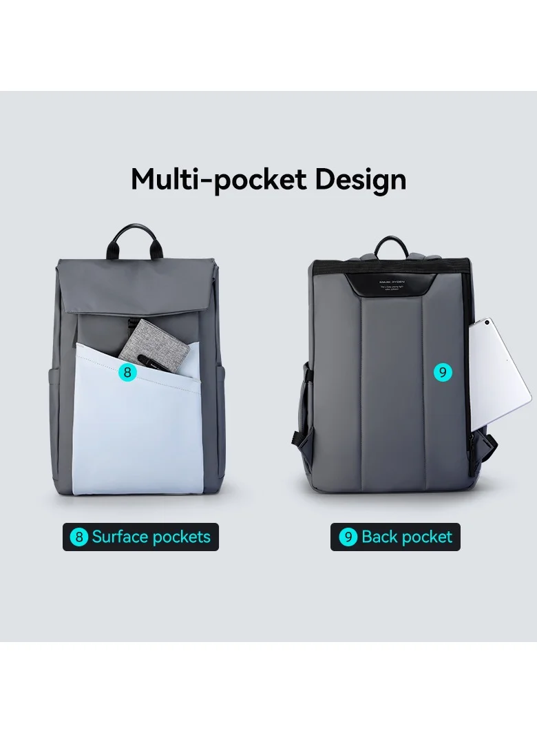 MARK RYDEN MARK RYDEN 7802 Urban Vitality Fashion Backpack - Lightweight, Water-Resistant, and Organized Design
