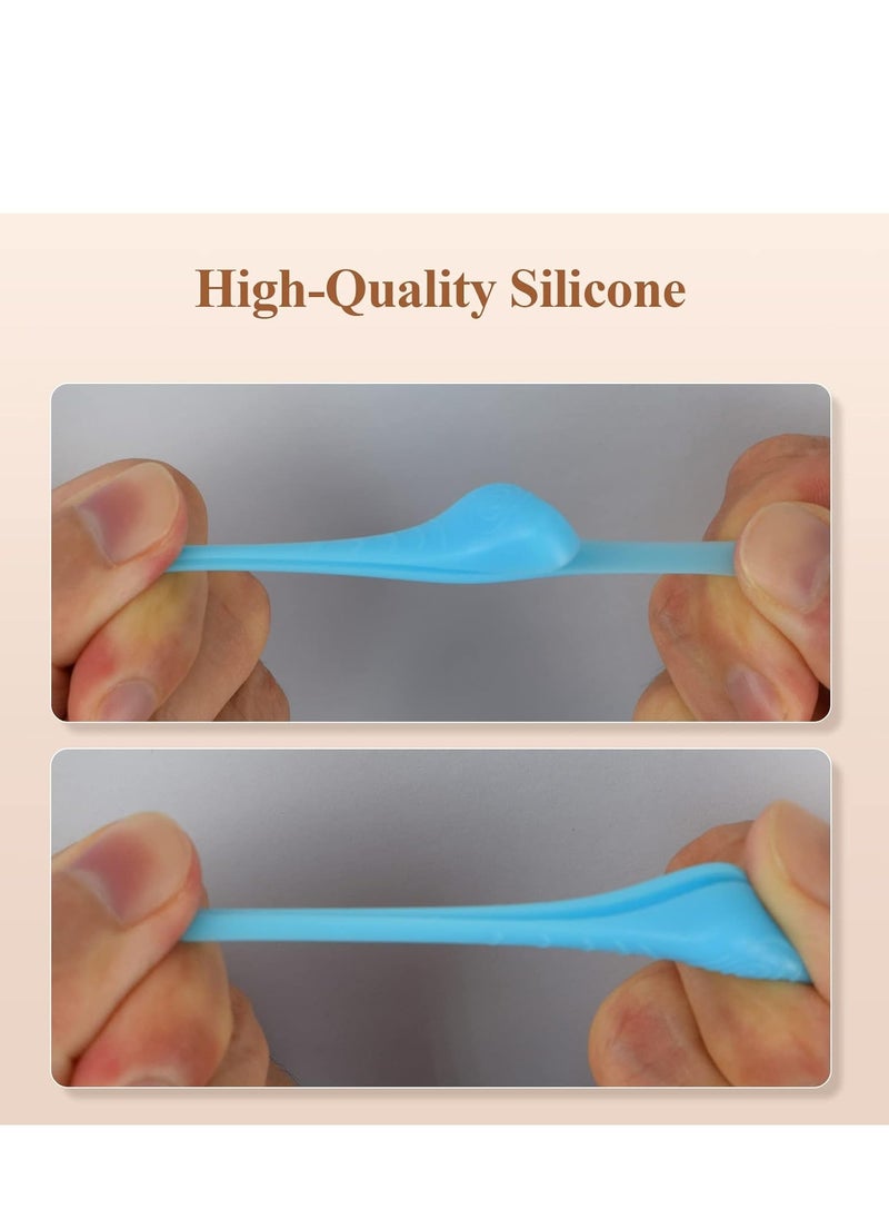 Najwa FERNIDA Nose Shaper Clip, Pain-Free Nose Bridge Straightener Corrector, Soft Silicone Nose Slimmer Rhinoplasty Device Nose Up Lifting Clip Beauty Tool (Blue)  - Image 4