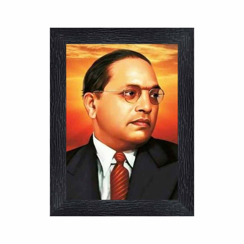 pnf Dr. B. R. Ambedkar Wood Photo Frames with Acrylic Sheet (Glass)(photoframe,Multicolour,6x8inch)-19818 - Image 5