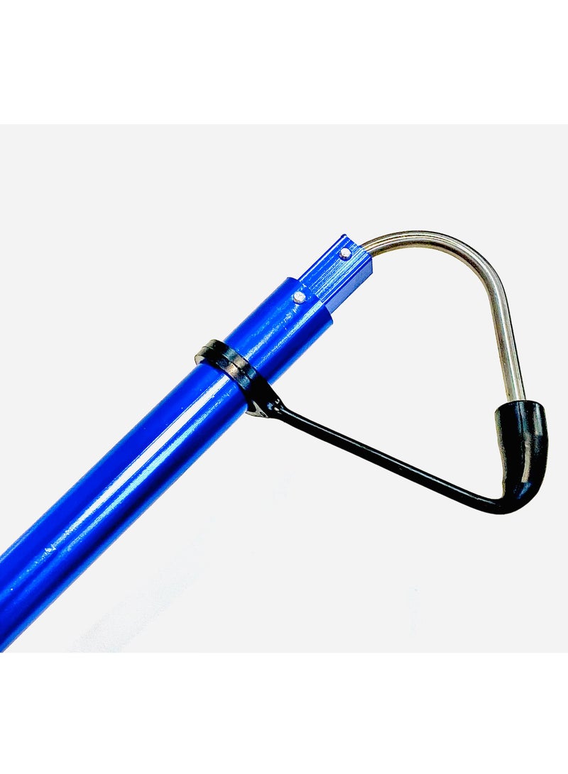 oakura Fishing Spear Hook Tackle Fish Landing  Gaff 120 Cm long Folding 2 Section Extendable Telescopic Pole Handle - Image 2