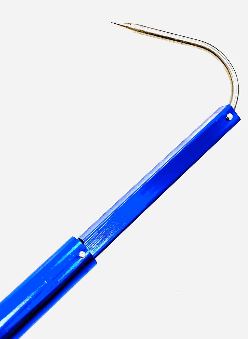 oakura Fishing Spear Hook Tackle Fish Landing  Gaff 120 Cm long Folding 2 Section Extendable Telescopic Pole Handle - Image 3