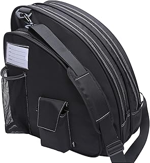 TOPOWN Inline & Ice Skate Bag for Boys and Girls Men Inline Skate Bag Women Roller Skate Bag Premium Black Ice Skate - Image 1